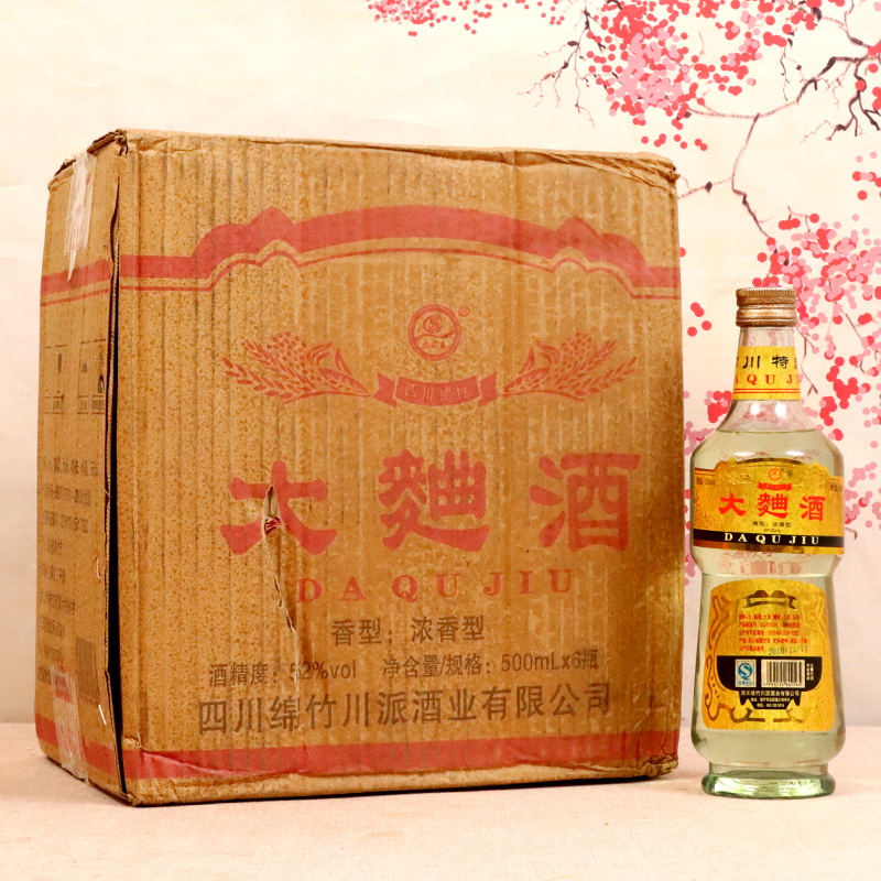 苏凤春四川大曲酒 纯粮酿造 浓香型白酒 不上头整箱六瓶52度500ml