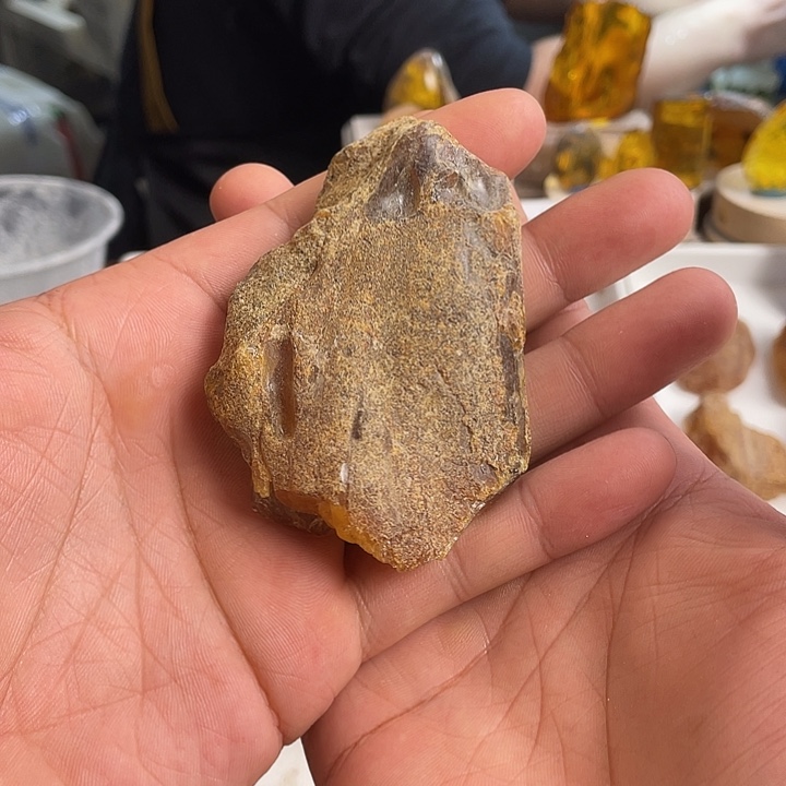 “***”定制琥珀未镶嵌天然琥珀蜜蜡