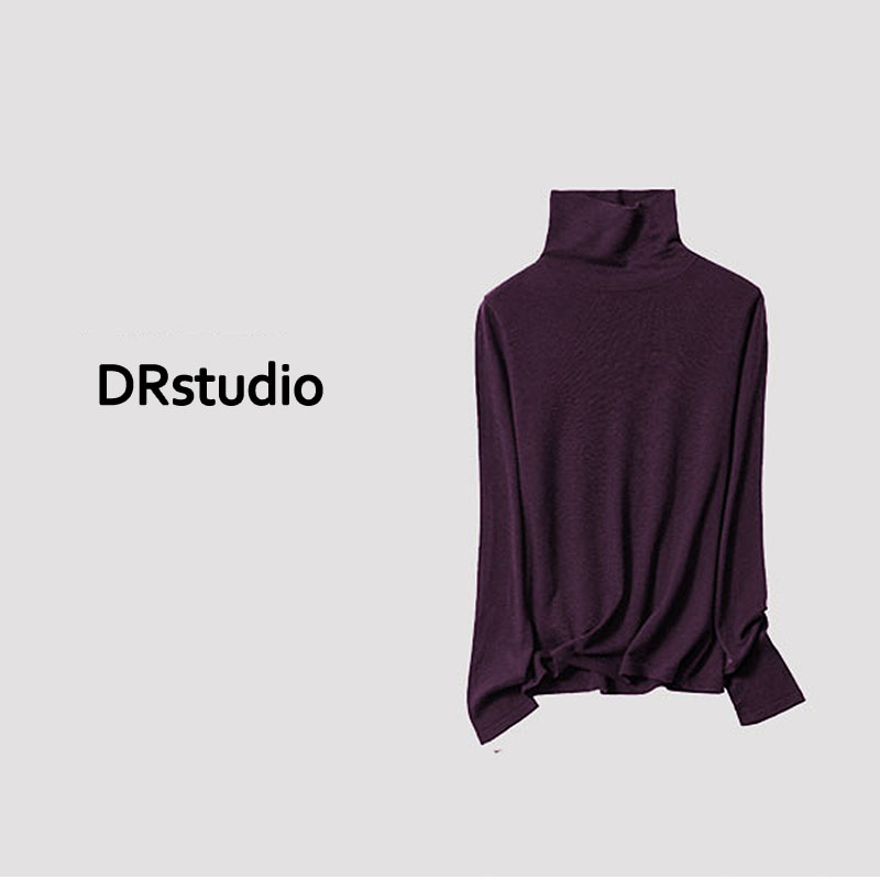 【堆堆领羊毛衫】又轻又薄又暖和百搭针织套头衫F076