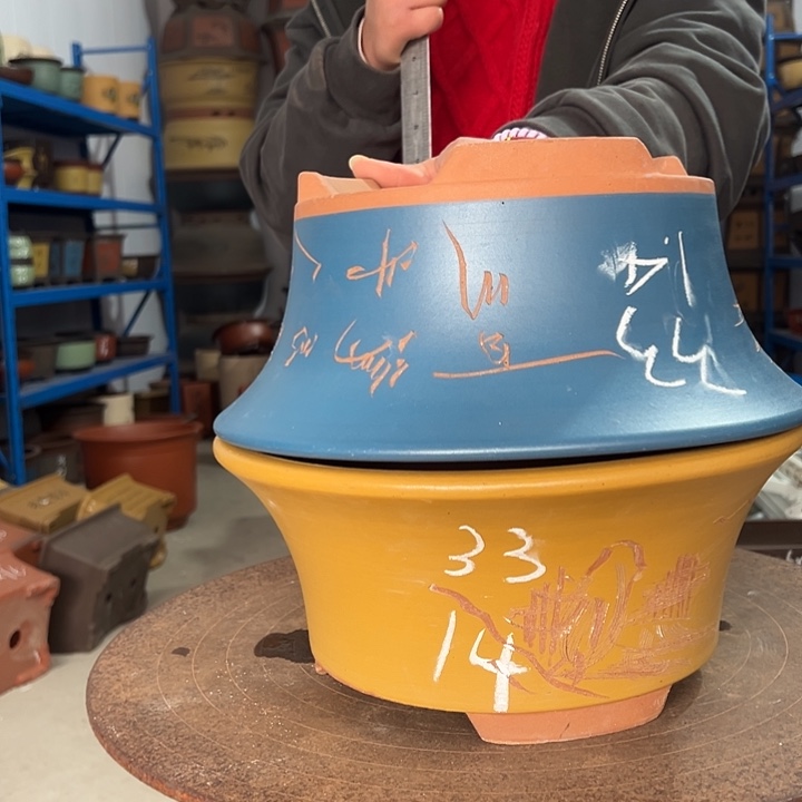 33蓝票口+33红票口花盆花盆