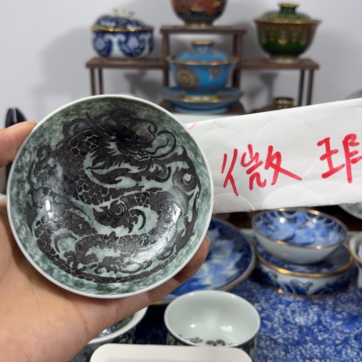 睡***人景德镇手工手绘陶瓷