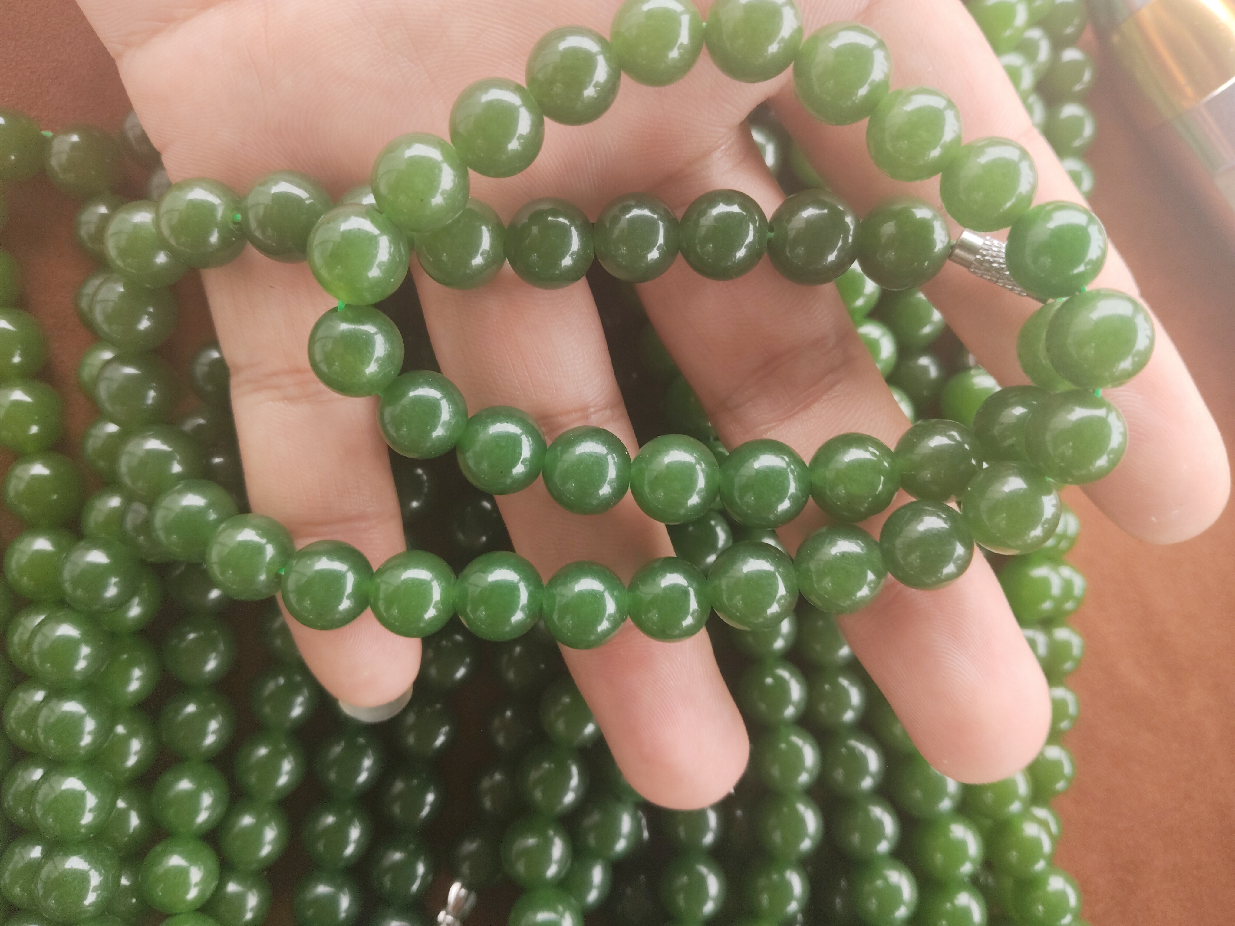 高品质 菠菜绿 卡10妈妈链