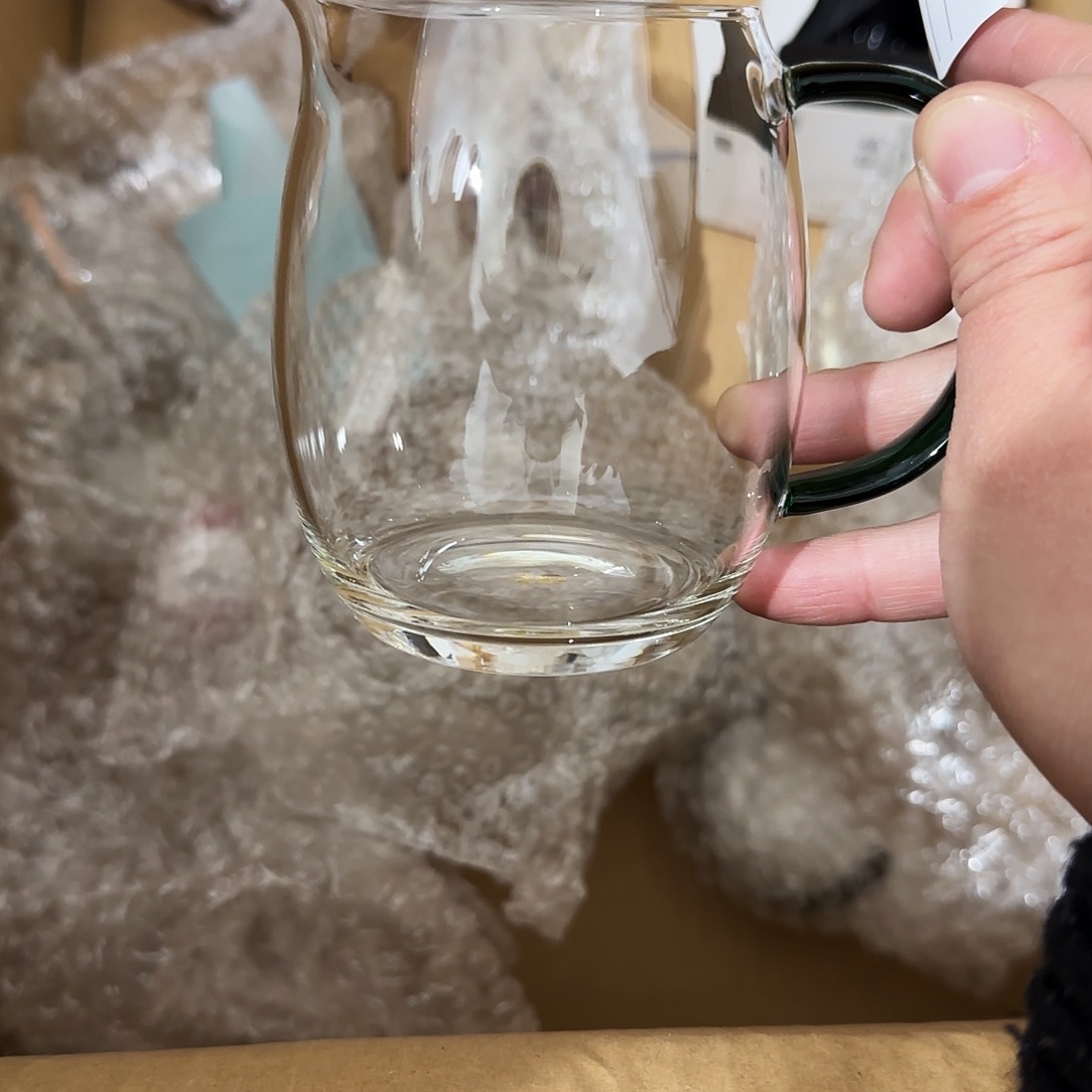 259微瑕公道杯墨绿把手