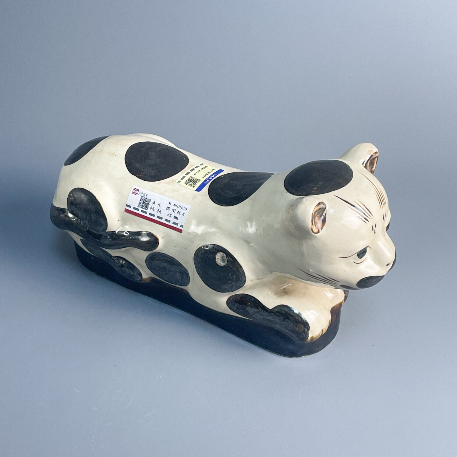 清代 猫型枕-M25LP001129