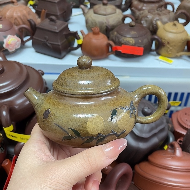 紫砂茶案200cc宜兴紫砂壶