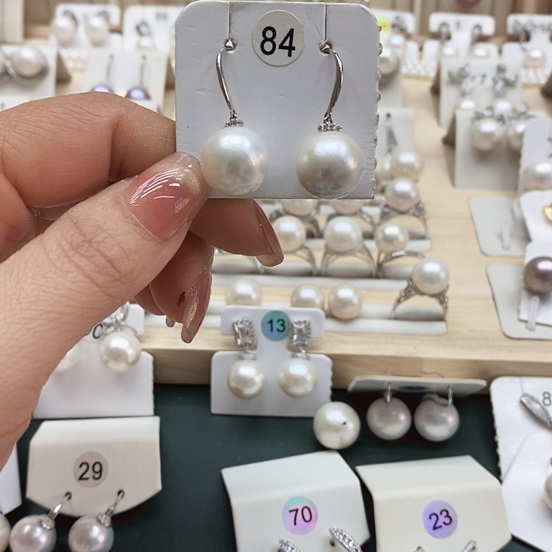 颈饰淡水珍珠银S925镶嵌