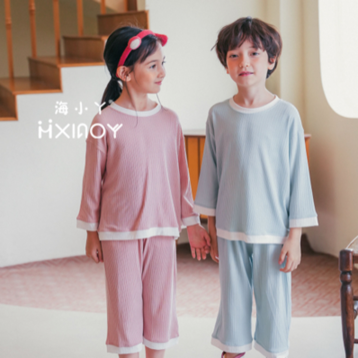 【编码】儿童家居服 男女童 短袖长袖休闲宝宝夏季