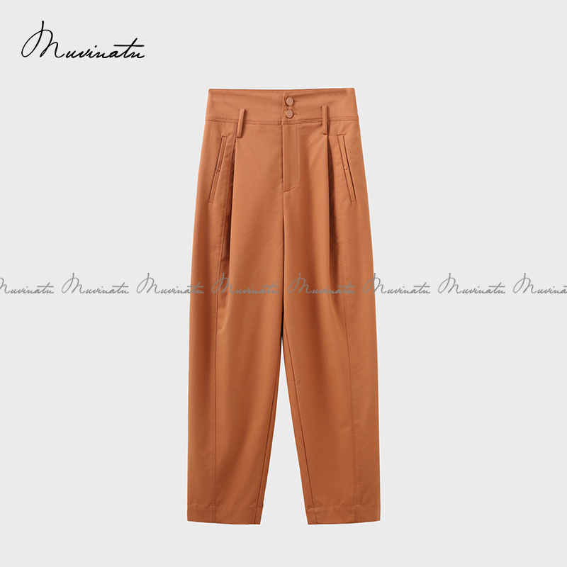  高腰显瘦宽松显瘦九分剪刀裤KZ909516