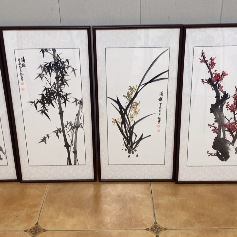 【闪购商品】国画手绘国画带框