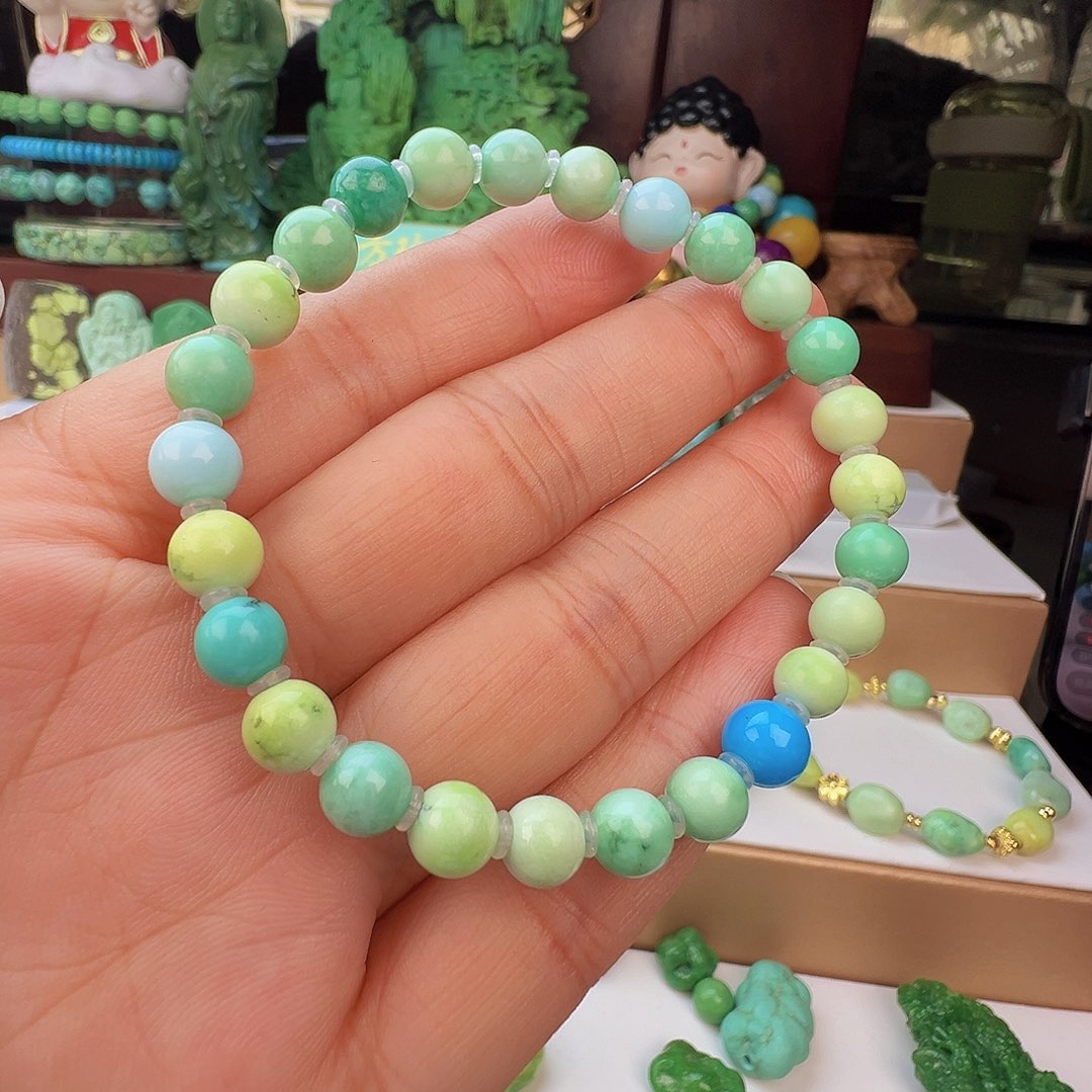 未镶嵌绿松石项链