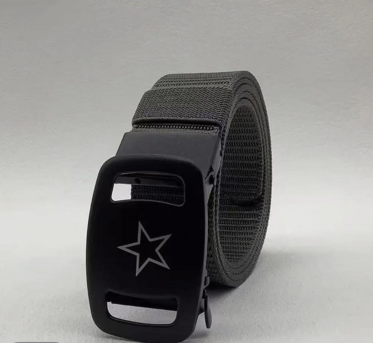 新款五星自动扣战术腰带户外运动