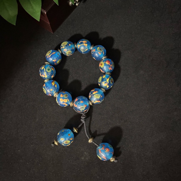 12316复古百搭琉璃手持手串