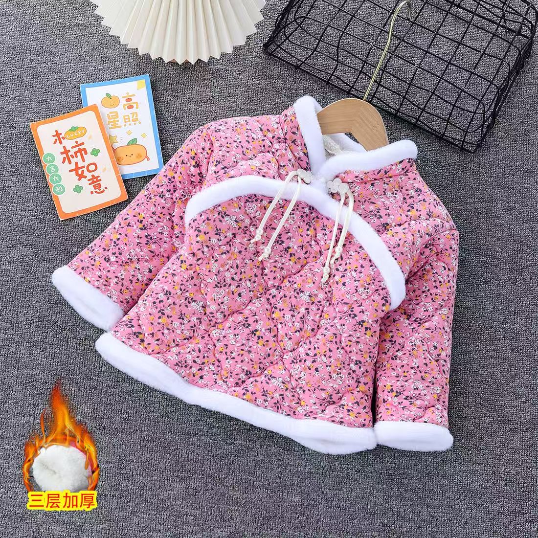 偏小一码 新中式小棉袄