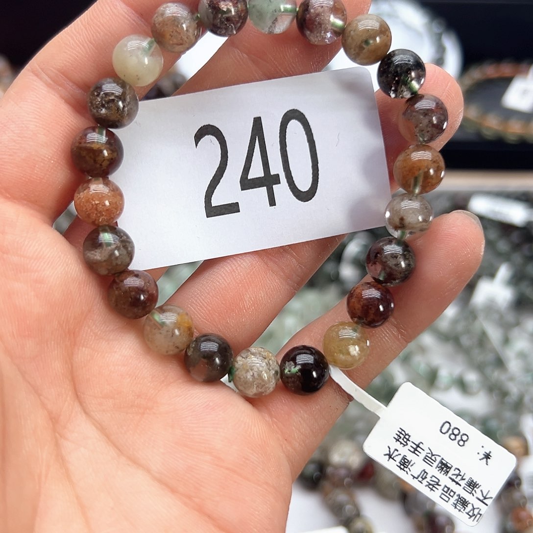 水晶手链未镶嵌天然水晶未镶嵌