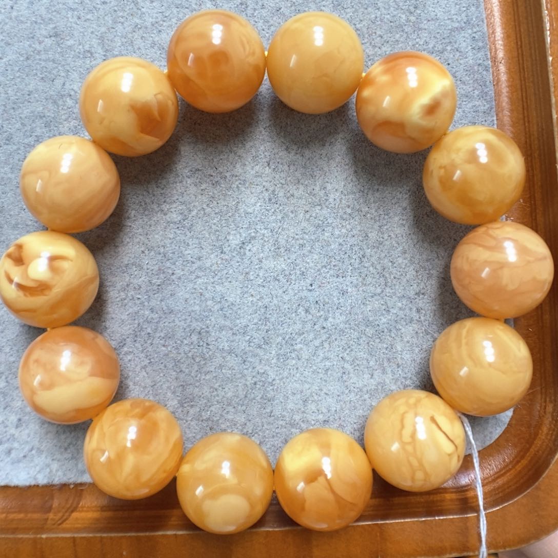 蜜蜡手串未镶嵌蜜蜡手串