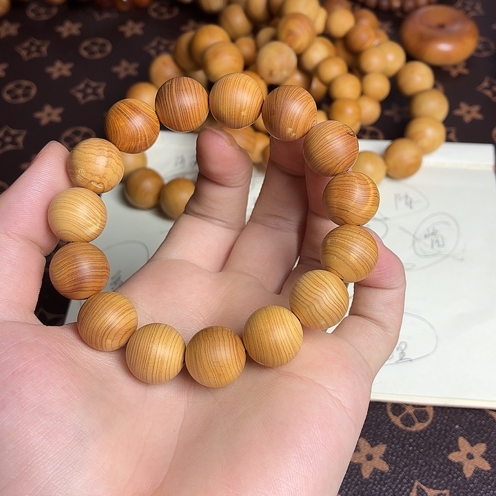 手串/手链柏木（崖柏）舍利骨瑕疵15mm