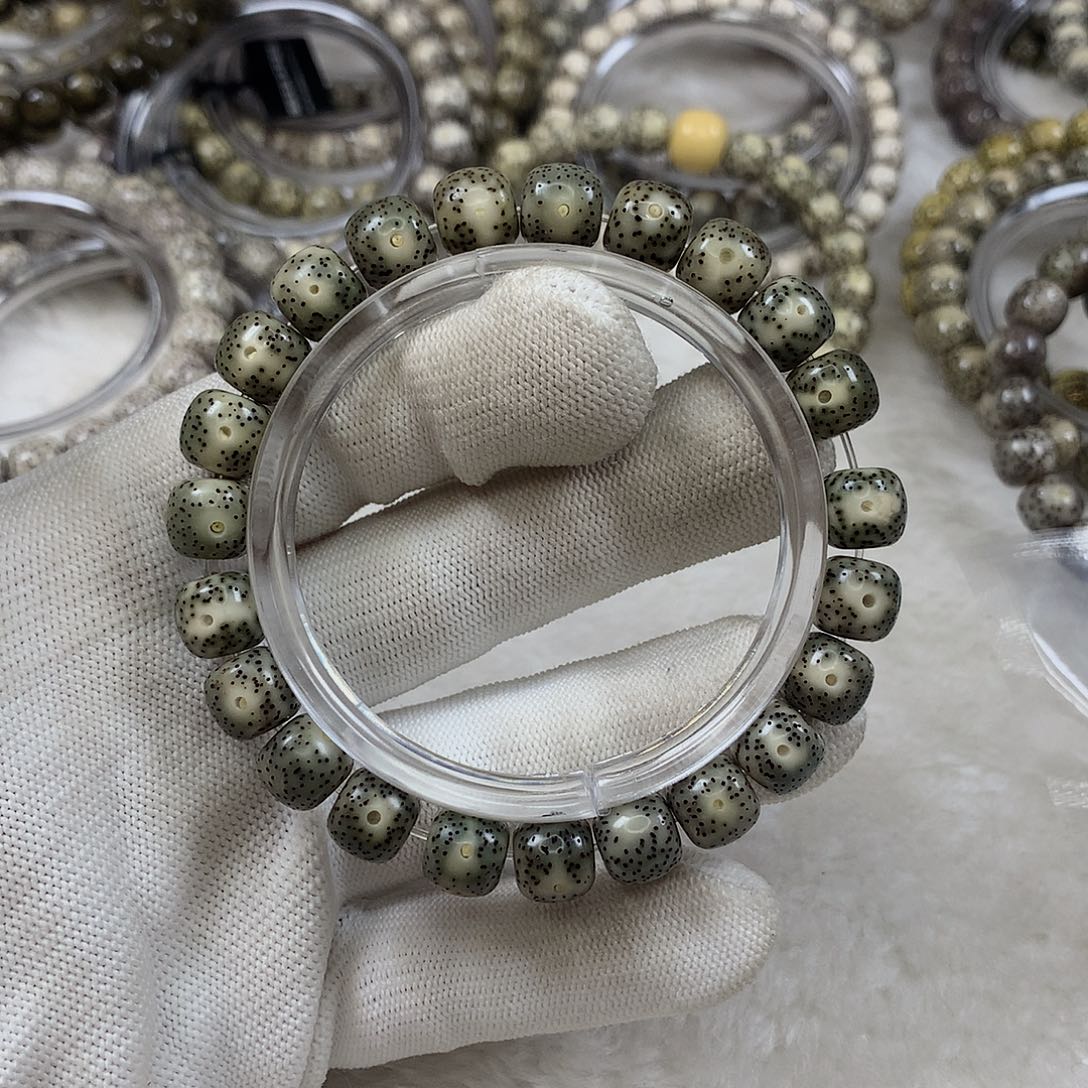 星月菩提手串20号绿幽灵10×9