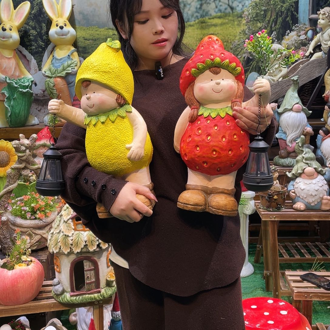 摆件花园摆件红红火火