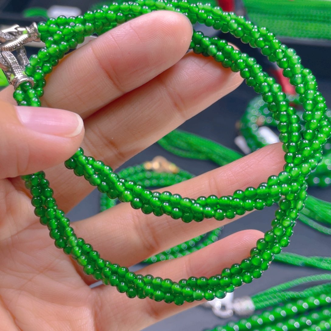 翡翠项链未镶嵌，1