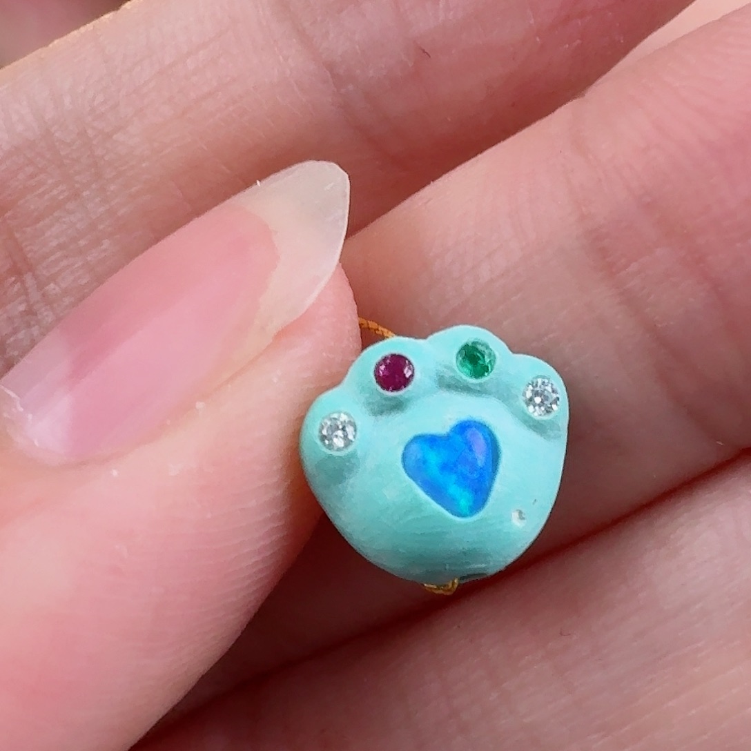 绿松石珠宝奇石未镶嵌