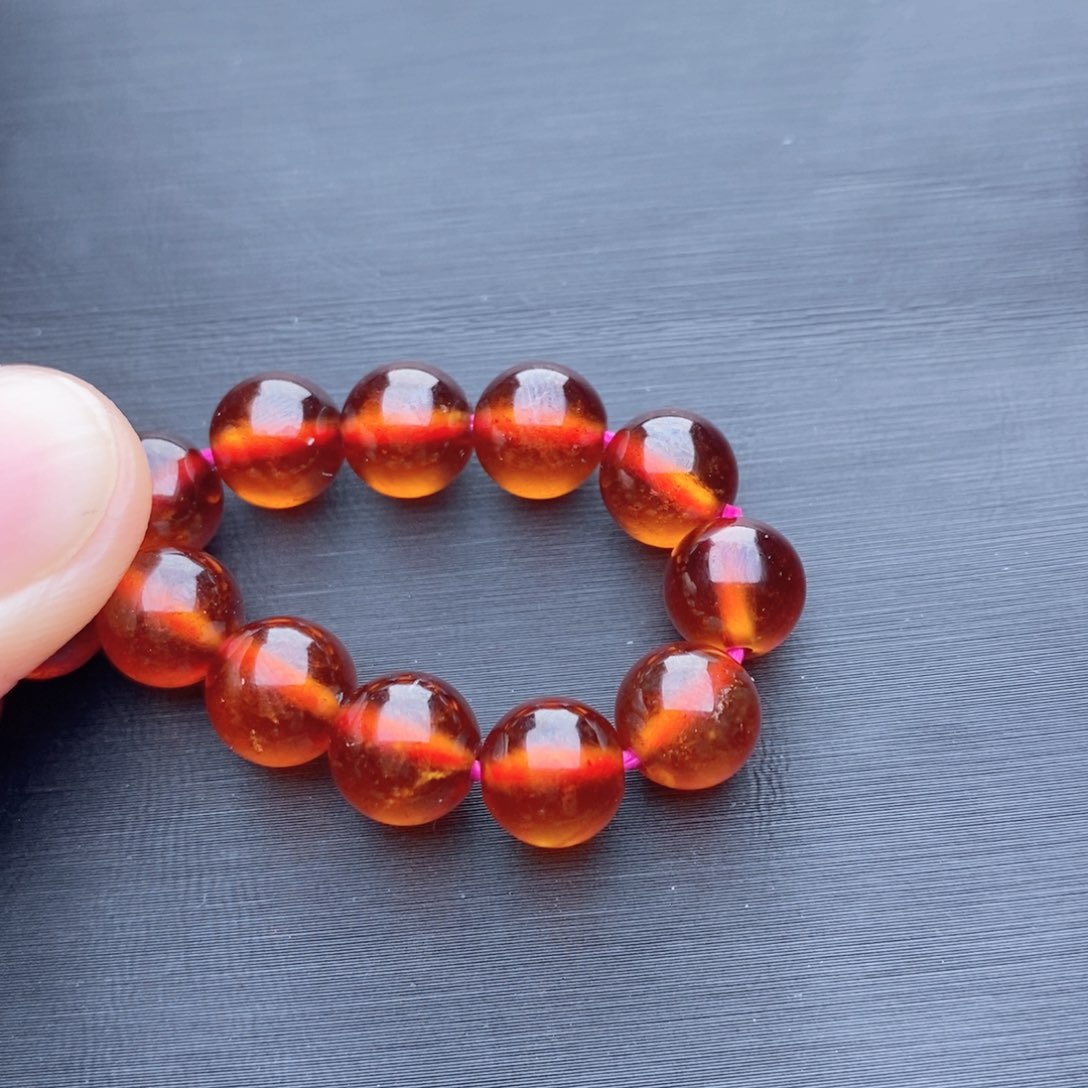 石榴石手链未镶嵌╭****a亏米