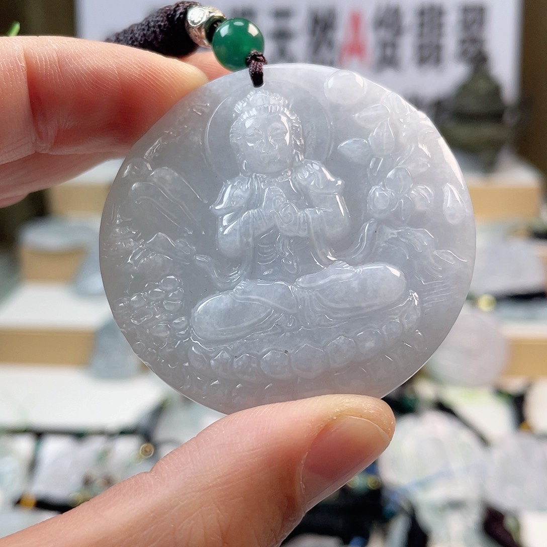 翡翠颈饰未镶嵌0431挂件