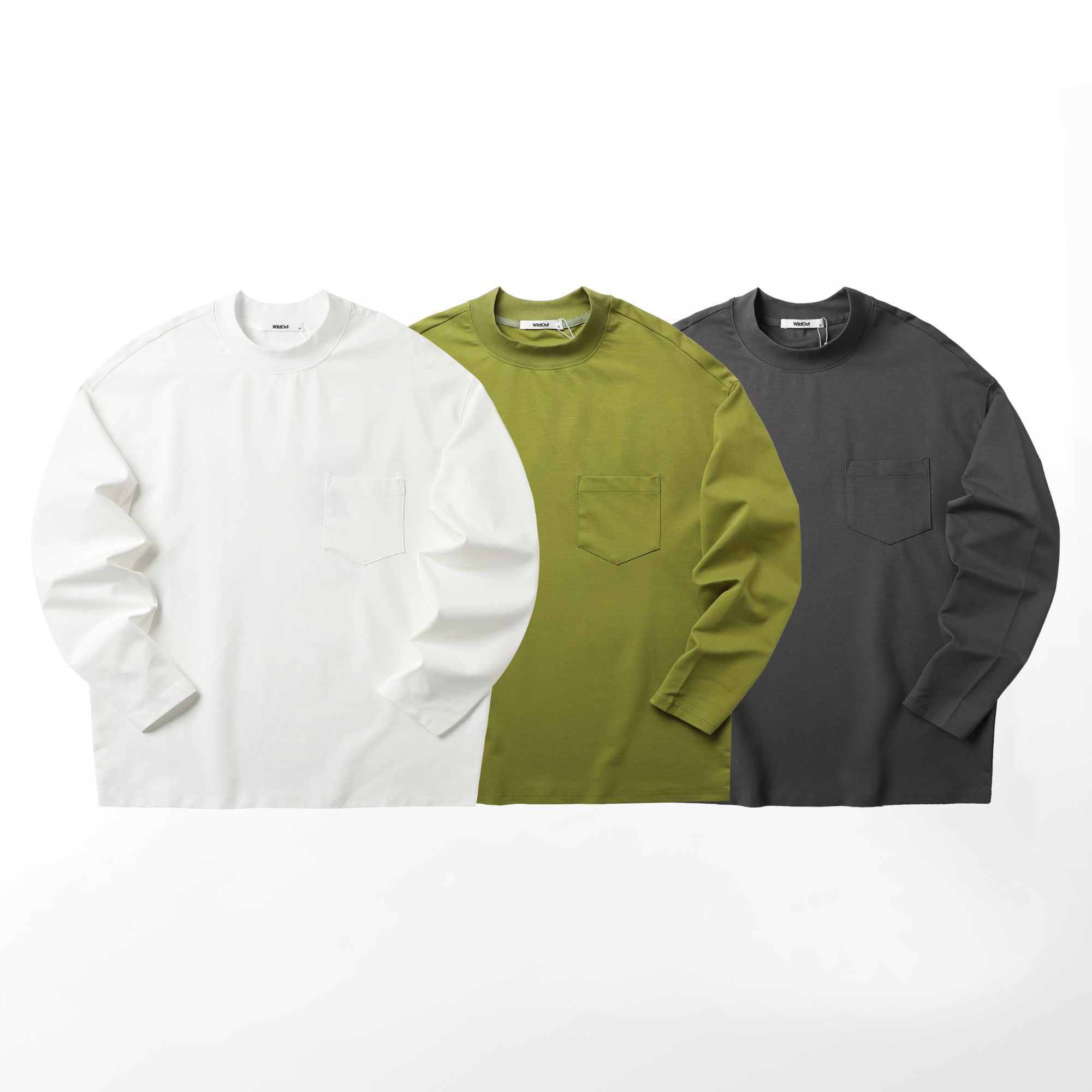 【断码特价】WildOut三色混纺微速干夏日搭配长袖