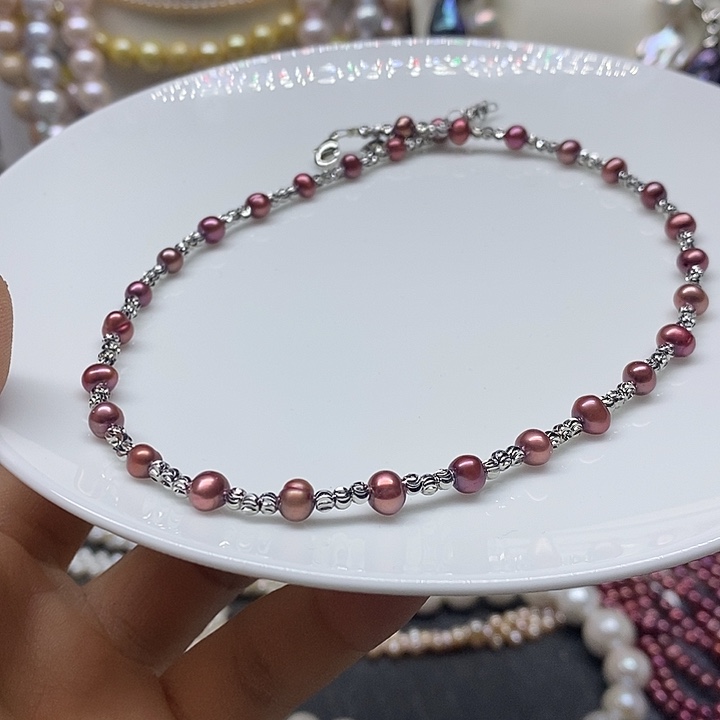 未镶嵌颈饰淡水珍珠