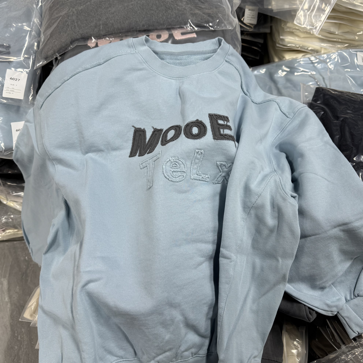 纯棉毛圈字母卫衣韩式休闲