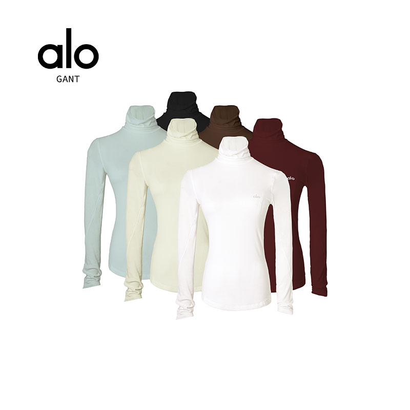 ALOGANT正品秋冬新款针织保暖弹力修身百搭高领女款打底衫|D1002
