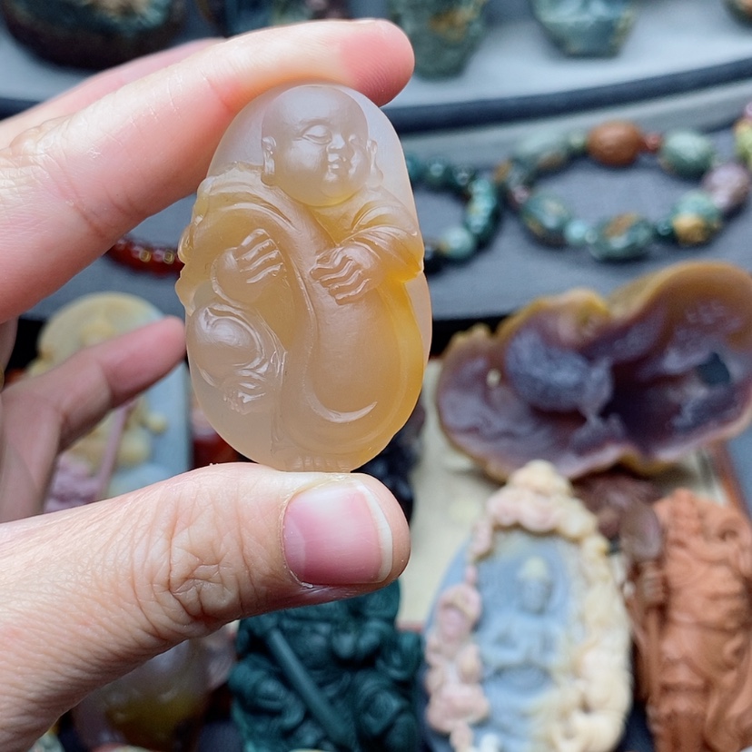 【闪购商品】定制玛瑙吊坠未镶嵌