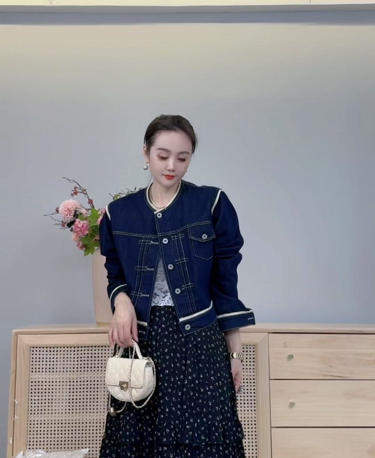 2025款春季高级感牛仔外套25-066