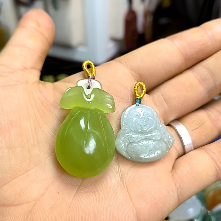 岫玉合金颈饰岫玉精品福袋