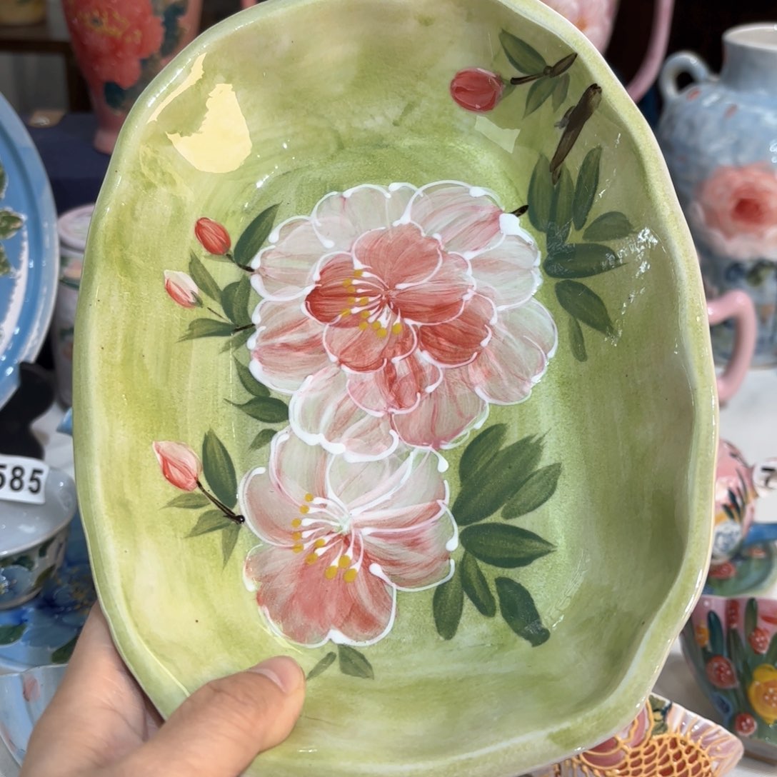 景德镇手绘高温釉下彩陶瓷茶具