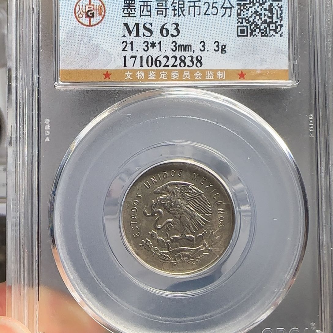 银墨西哥银币2838，飞姐