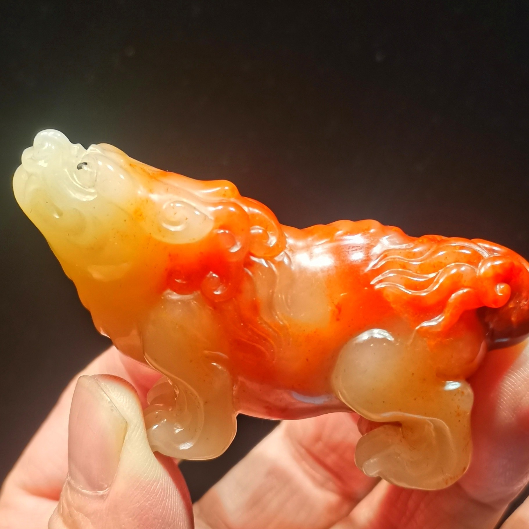 瑞兽呈祥·结晶芙蓉精品摆件
