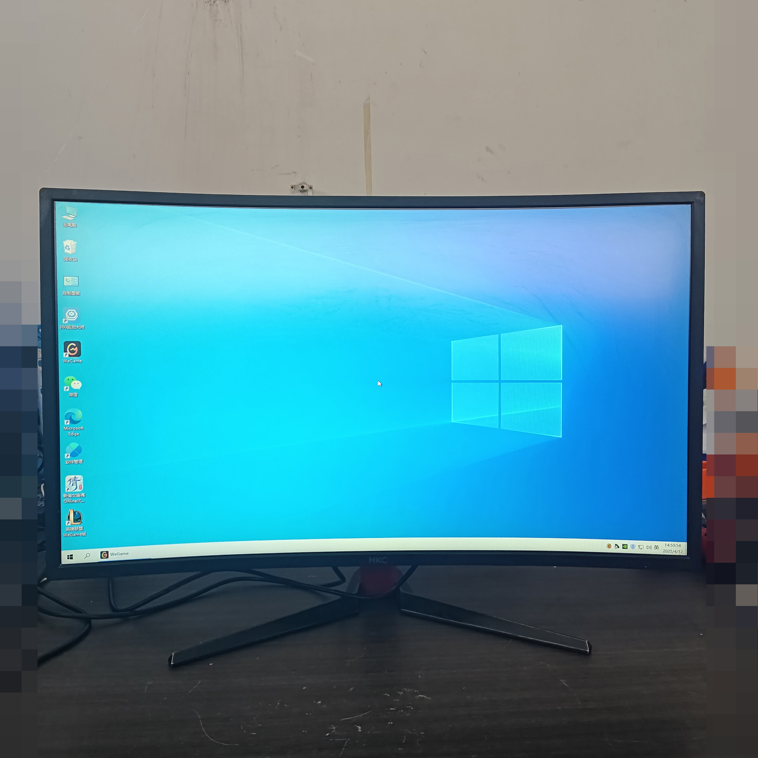 95新  95新网吧拆机32英寸曲面黑色1K144hz/2K165hz电竞显示器