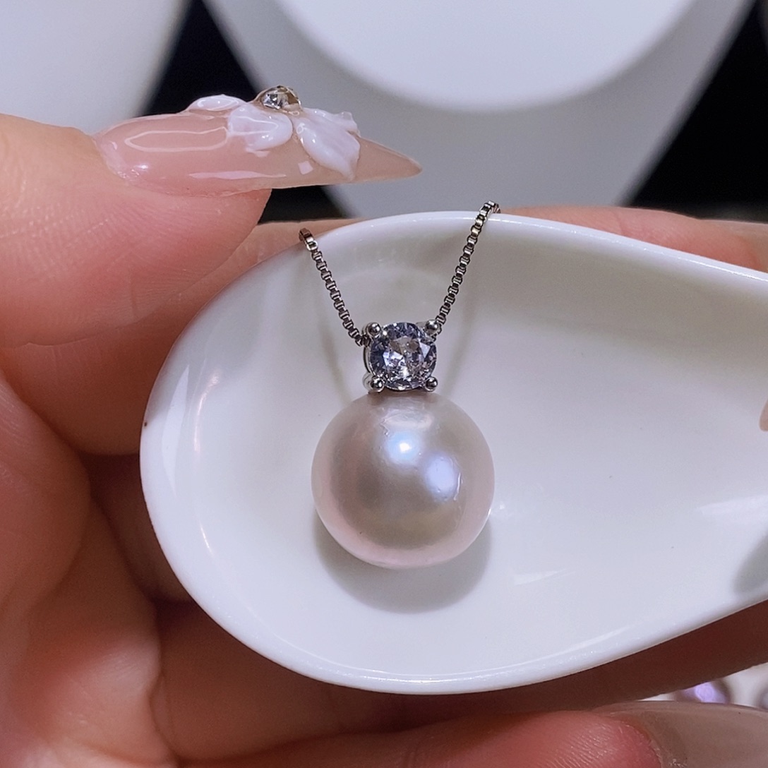 淡水珍珠颈饰合金