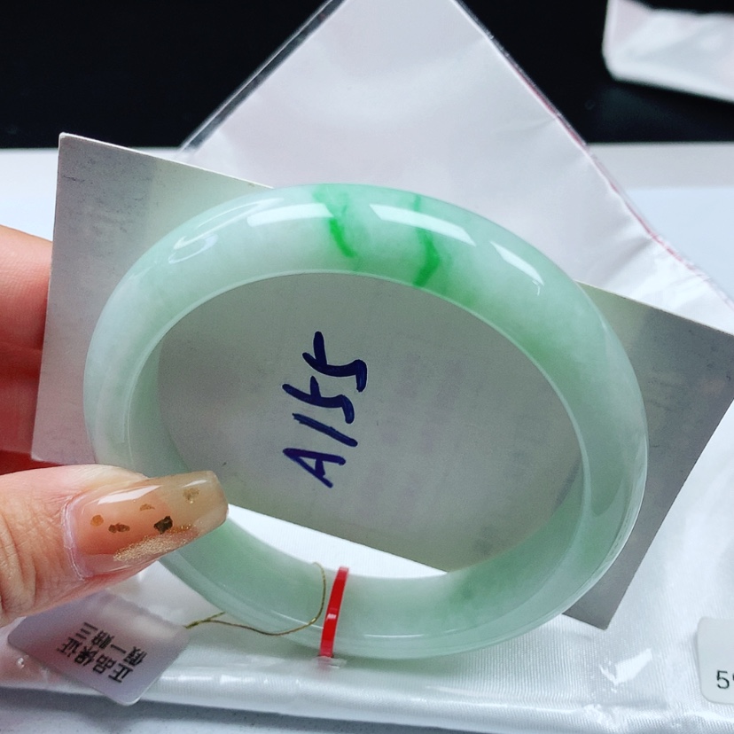 【闪购商品】翡翠手镯未镶嵌 正圈59+