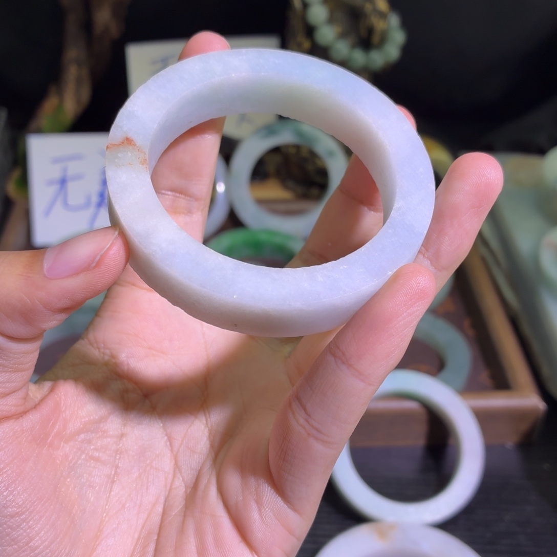 定制翡翠未镶嵌翡翠A货毛胚手镯定制