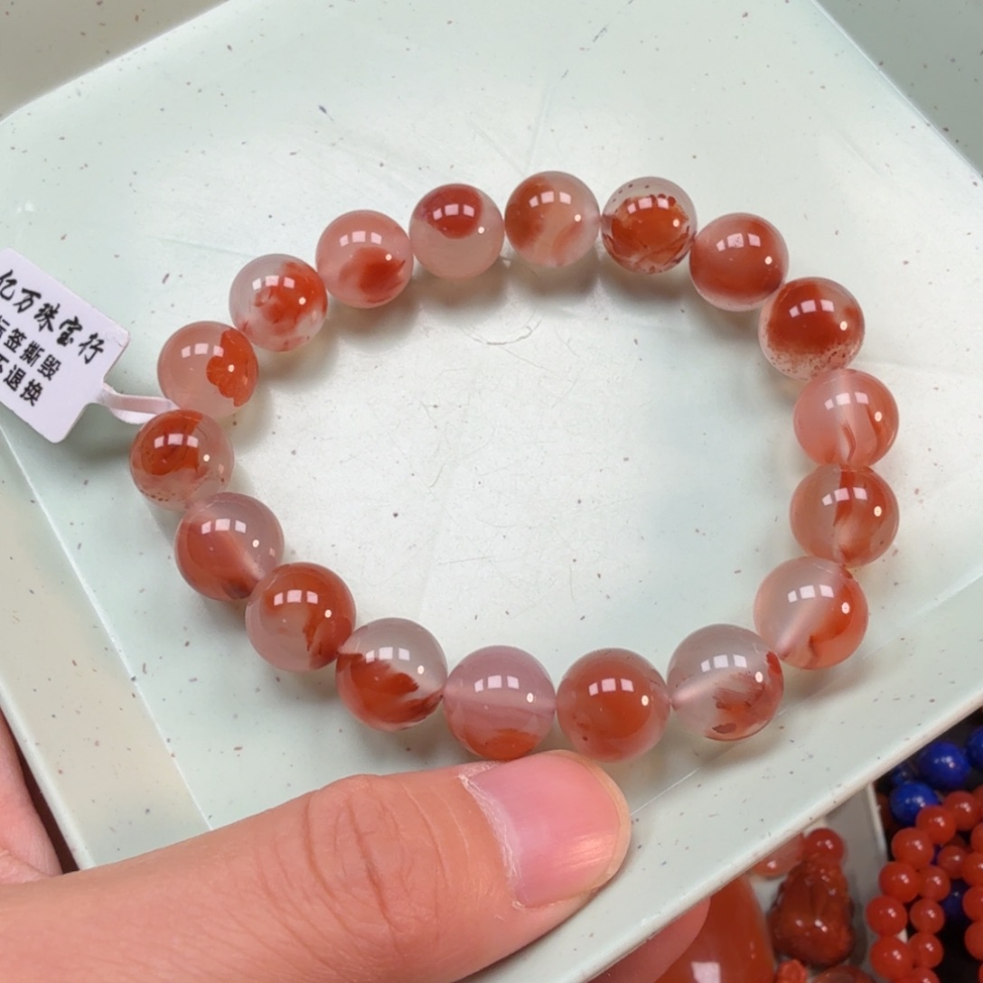 南红玛瑙未镶嵌手串11.5mm