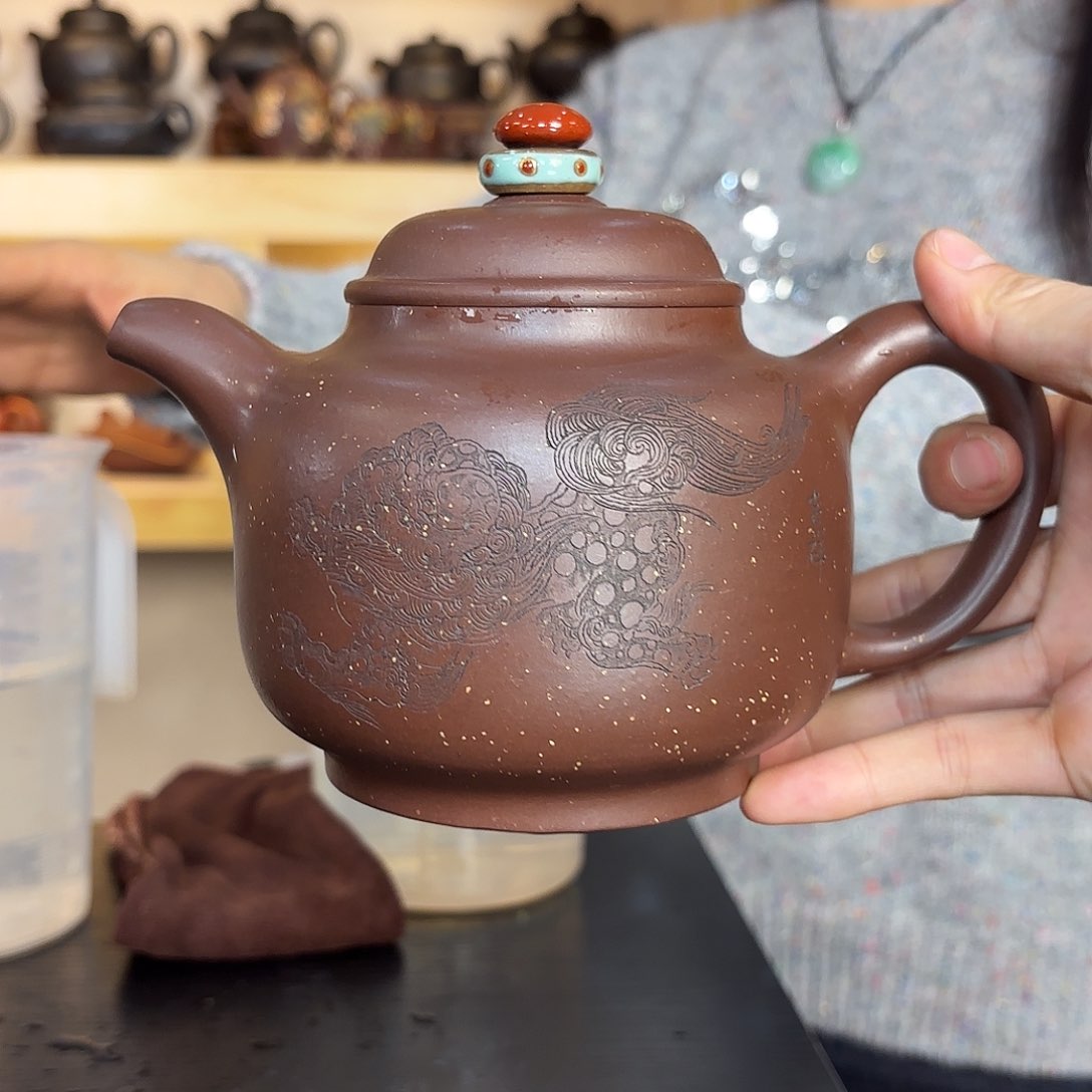 紫砂茶壶李桂敏老师600c c