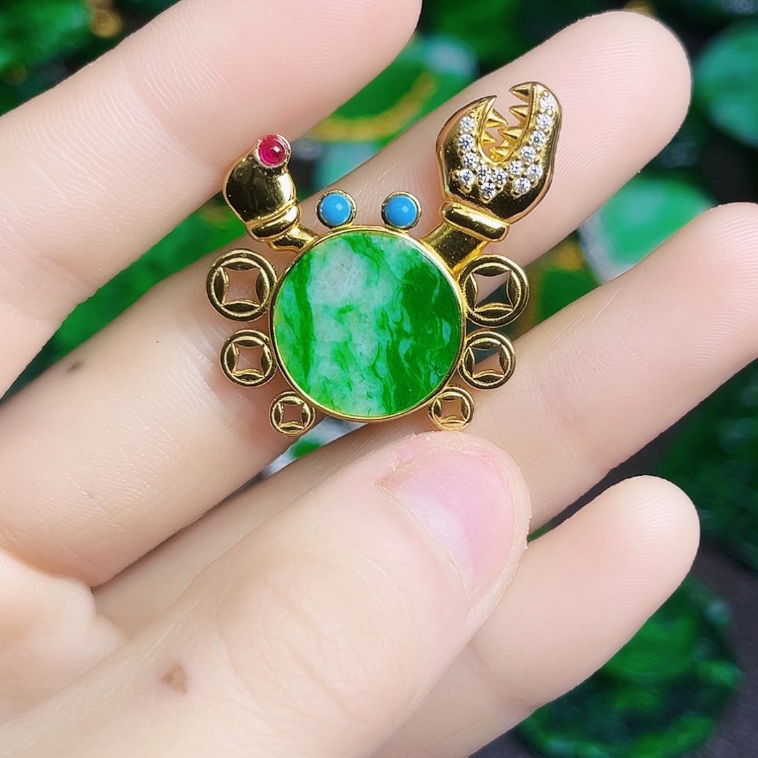 颈饰银S925镶嵌翡翠多样性