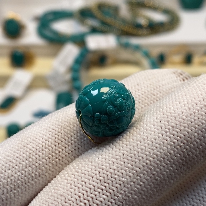 绿松石珠宝奇石未镶嵌Ａ６５３