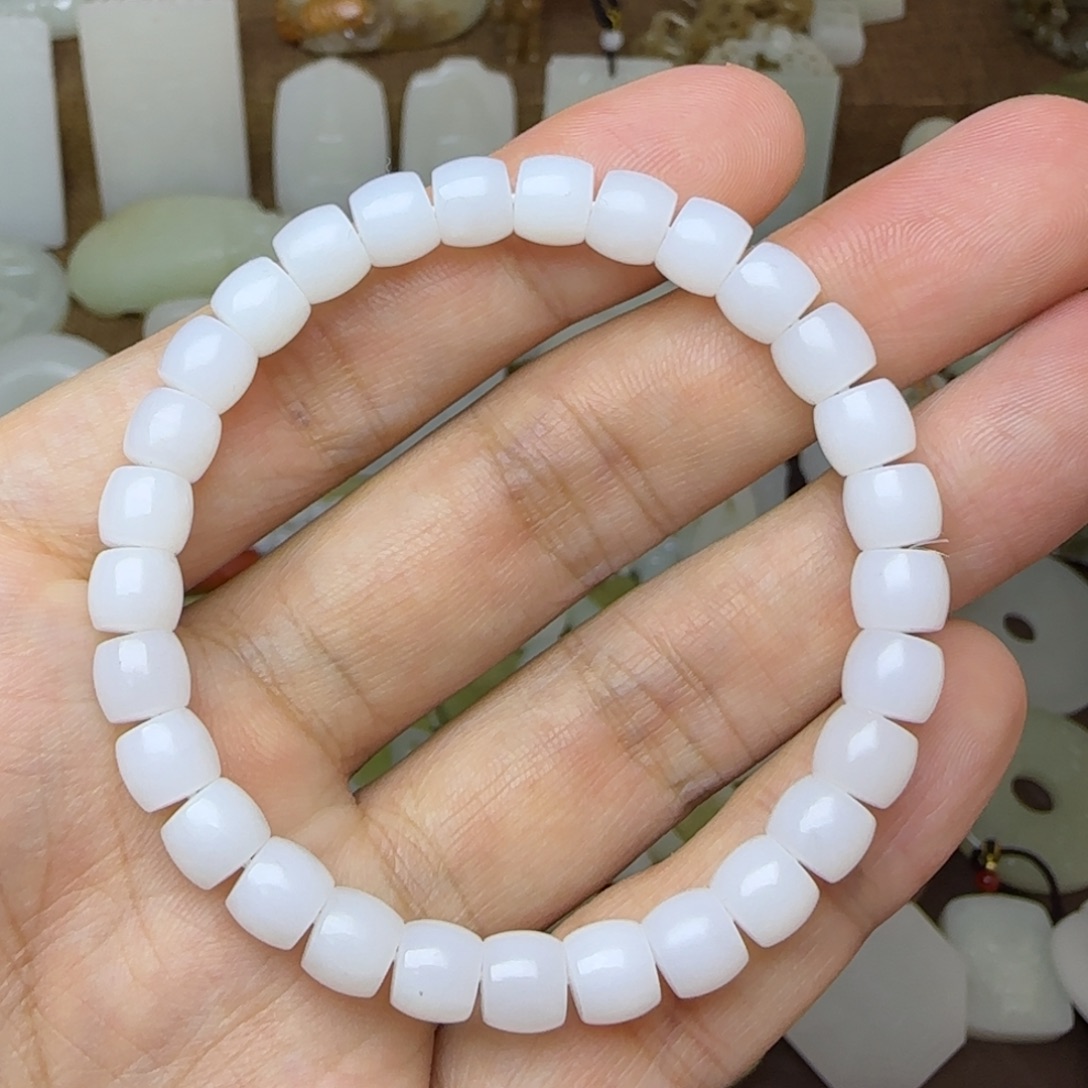 和田玉未镶嵌挂件卡7