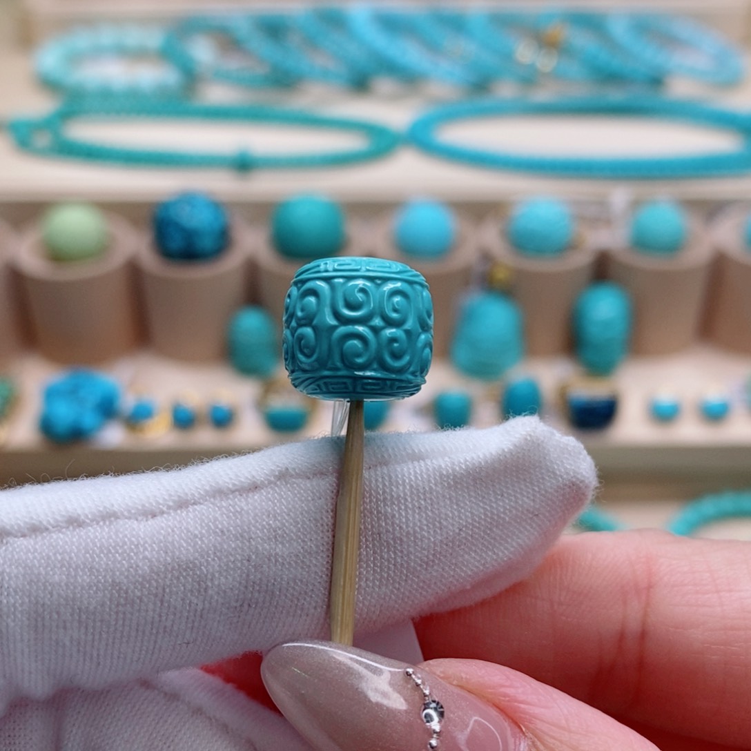 绿松石珠宝奇石未镶嵌