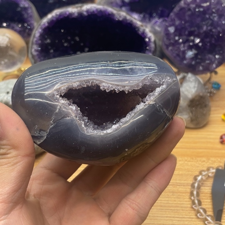 紫晶钱袋子未镶嵌