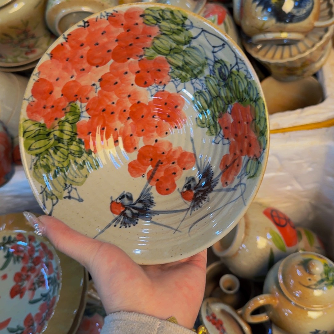 瓷片景德镇陶瓷手工手绘