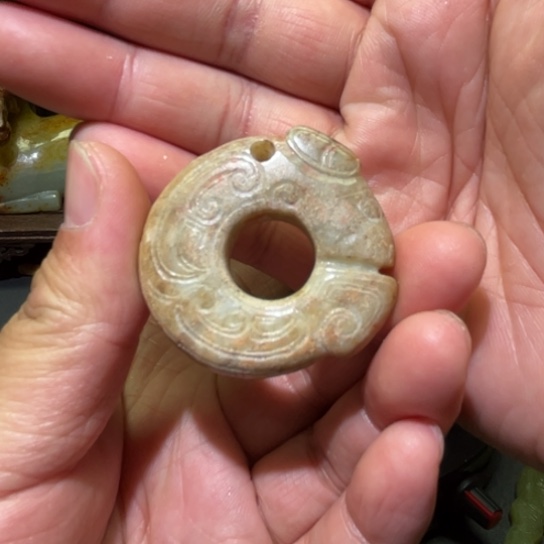 和田玉挂件未镶嵌剁*中