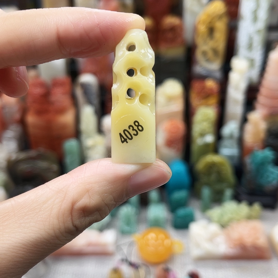 印石昌化石4038包邮包刻